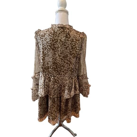 Floral Ruffle Mini Dress - Picture 7 of 10